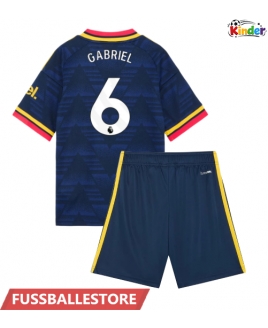 Günstige Arsenal Gabriel Magalhaes #6 Auswärts Trikotsatzt Kinder 2026-27 Kurzarm (+ Kurze Hosen)